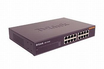 D-Link DES-1016D/E 16-Port 10/100Mbps Fast Ethernet Unmanaged Switch, DES-1016D/E