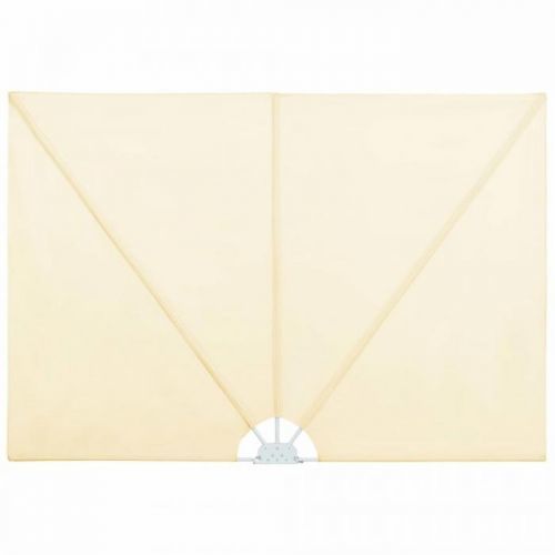 Skládací zástěna na balkon 300 x 200 cm Krémová