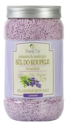 Vivaco Body Tip sůl do koupele Levandule 1200 g