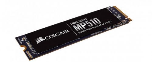 Corsair SSD 480GB Force MP510 M.2 2280 NVMe PCIe (čtení/zápis: 3480/2000MB/s; 360/440K IOPS), CSSD-F480GBMP510B