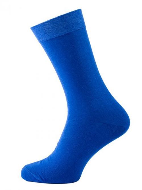 Pánske jednofarebné ponožky Wave modré veľ. 39-41