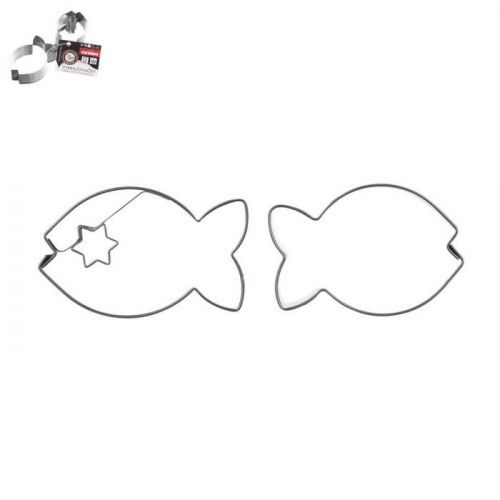 Vykrajovačka nerez/střed RYBA 2 ks ORION