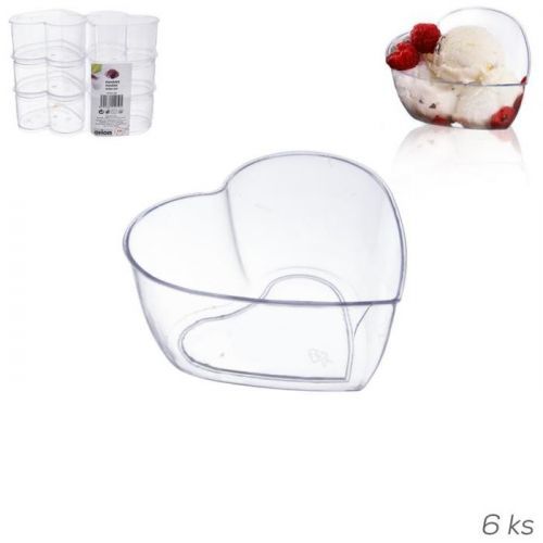 Pohárek UH na dezerty SRDCE 0,12 l 6 ks ORION