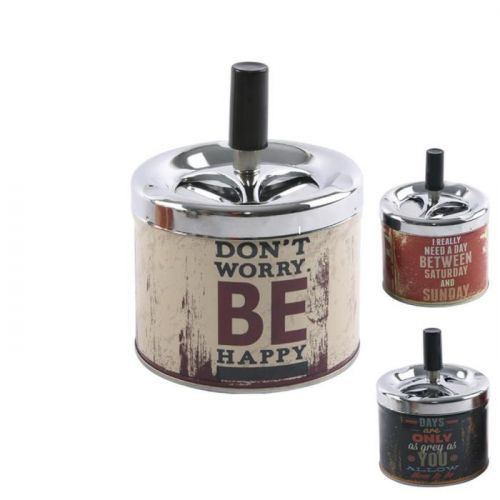 Popelník kov/UH PUSH 9cm ASS ORION