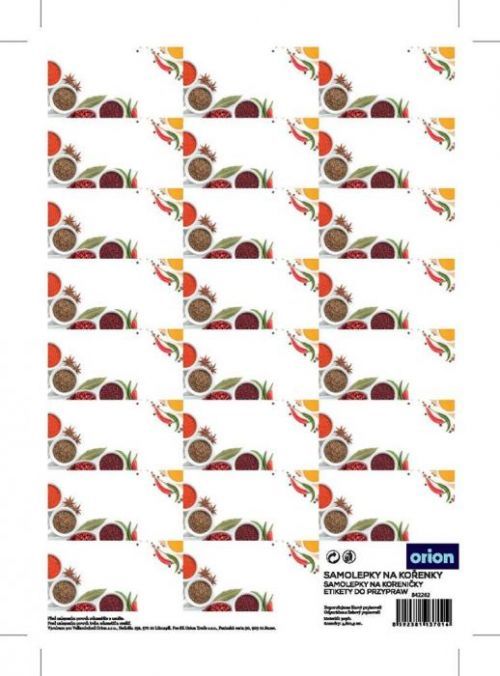 Samolepky kořenky prázdné 23 ORION