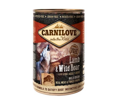 CARNILOVE     konz.  ADULT LAMB/wild boar 400g