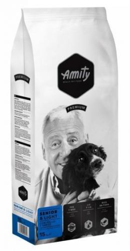 AMITY premium dog SENIOR / light