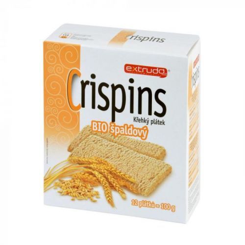 BIO Špaldový plátek Crispins 100 g