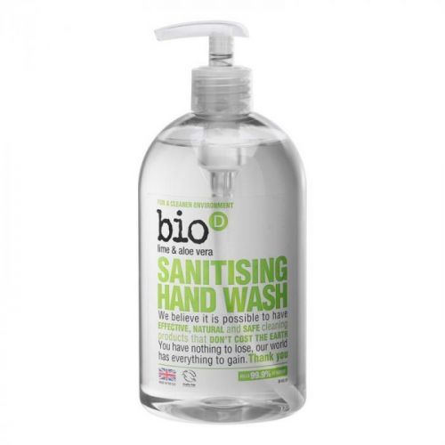Bio-D tekuté mýdlo na ruce s pumpičkou Aloe Vera & limetka 500 ml