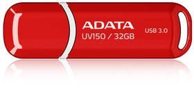 ADATA Flash Disk 32GB USB 3.0 Dash Drive UV150, červený (R: 90MB/s, W: 20MB/s)