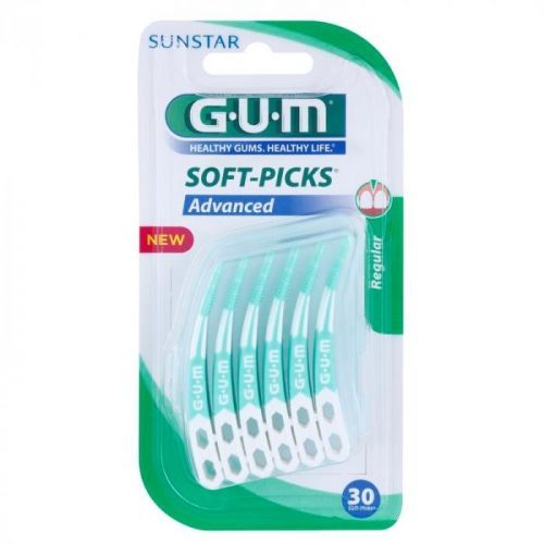 GUM Soft-Picks Advanced REGULAR masážní mezizubní kartáčky, 30 ks