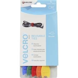 Sada stahovacích pásek se suchým zipem Velcro VEL-EC60250, 20 cm x 12 mm, modrá, 5 ks