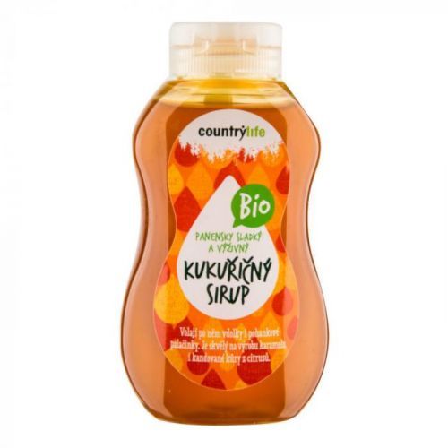 Sirup kukuřičný 250 ml/345 g BIO   COUNTRY LIFE