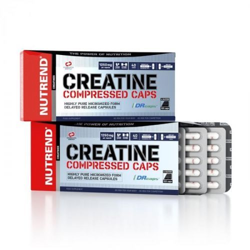 Nutrend Creatine Compressed Caps 120 kapslí