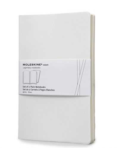 Moleskine: Volant zápisníky čisté bílé L
					 - neuveden