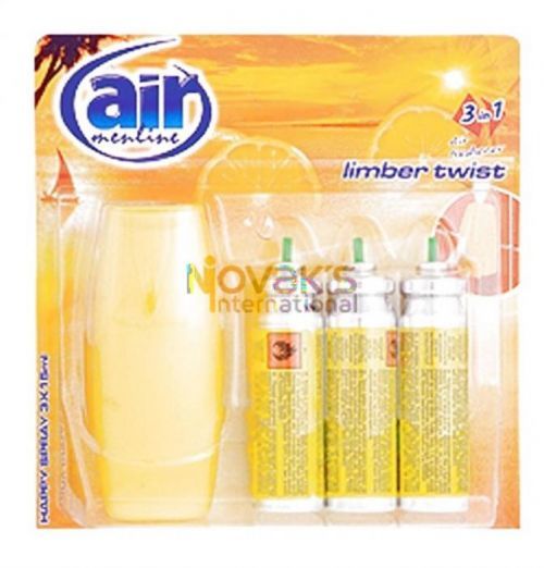 Air happy náplň+rozprašovač Limber 3x15ml