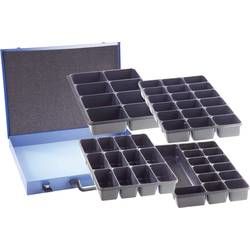 Plechová krabička na součástky, 330 x 230 x 50 mm, modrá