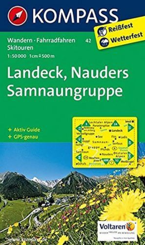 Landeck,Nauders Samnaungruppe 42 / 1:50T NKOM - neuveden
