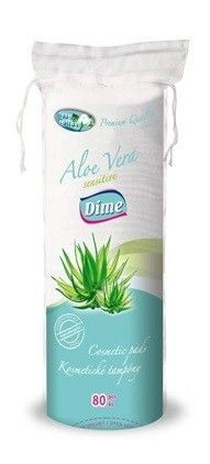 Dime odličovací tampóny s Aloe Vera 80ks