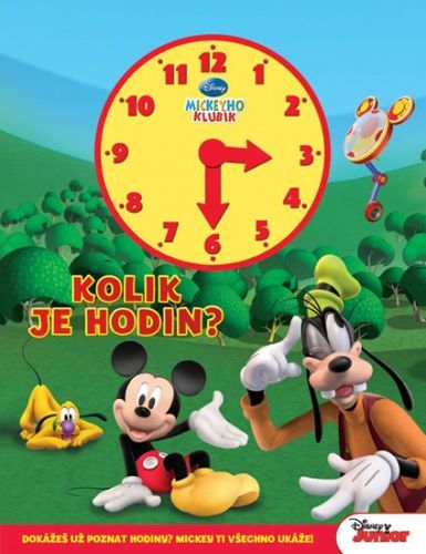 Mickeyho klubík - Kolik je hodin (kniha s hodinami)
					 - Disney Walt