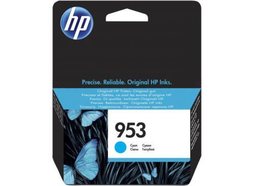 HP 953 azurová inkoustová kazeta, F6U12AE