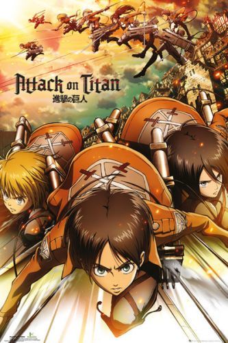 Posters Plakát, Obraz - Attack on Titan (Shingeki no kyojin) - Attack, (61 x 91,5 cm)