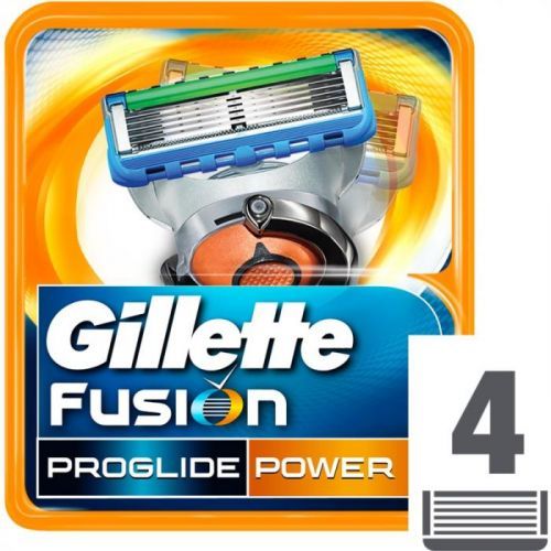 Gillette Fusion Proglide Power náhradní břity  4 Ks