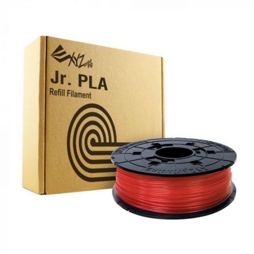 XYZ Junior 600gr Clear Red PLA Filament Cartridge
