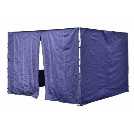 Sada 2 bočních stěn pro PROFI zahradní stan 3 x3 m modrá OEM D30684