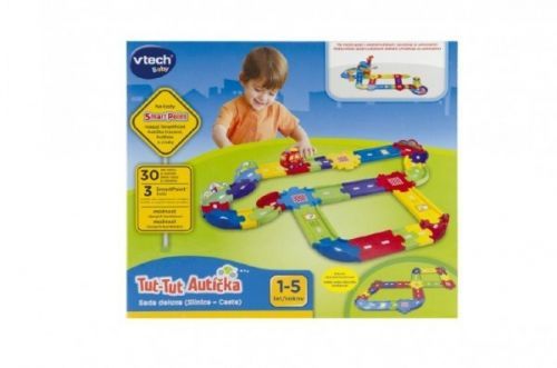 Tut Tut Silnice deluxe 30ks plast v krabici 25,5x21,5x9cm Vtech