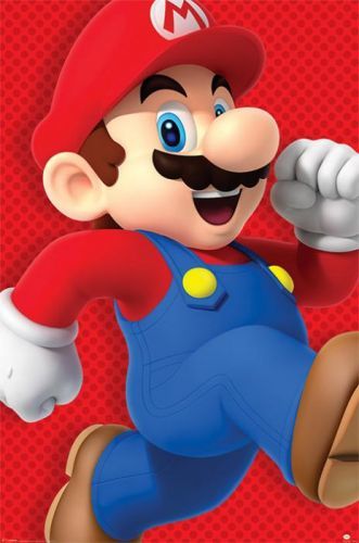 Posters Plakát, Obraz - Super Mario - Run, (61 x 91,5 cm)