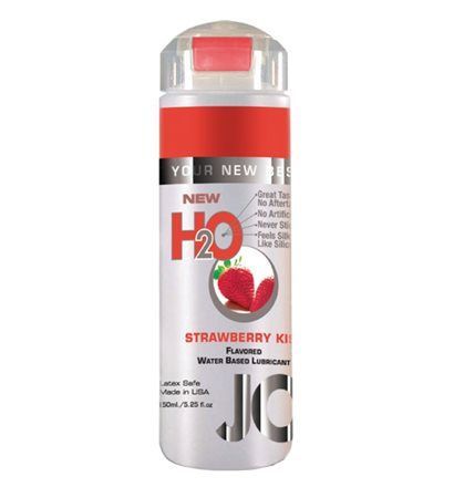 Lubrikační gel System JO H2O Jahoda - 120 ml