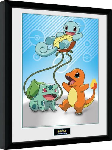 Posters Obraz na zeď - Pokemon - Kanto Starter