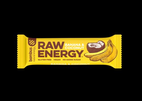 Bombus Raw energy banán a kokos 50 g