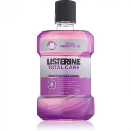 Listerine Total Care Clean Mint ústní voda pro kompletní ochranu zubů 6 v 1  95 ml