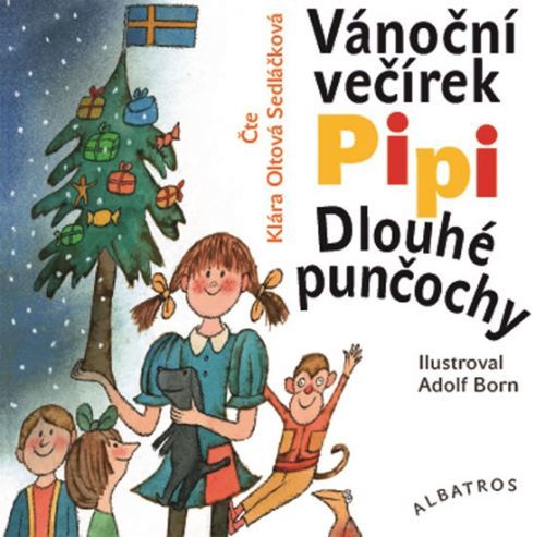Vánoční večírek Pipi Dlouhé punčochy - CD (Čte Klára Oltová Sedláčková)
					 - Lindgrenová Astrid