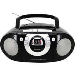 FM CD rádio SoundMaster SCD5100SW, AUX, CD, kazeta, FM, černá