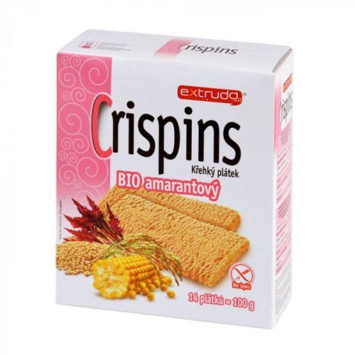 BIO křehké amarantové plátky Crispins 100 g