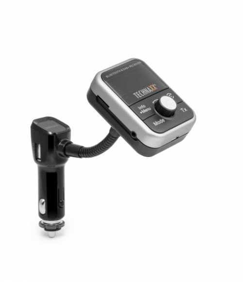 Technaxx FM transmitter + MP3 přehrávač + Bluetooth + DAB+, LCD display (FMT1000BT)