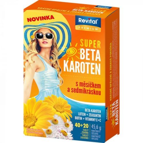 Revital Super Betakaroten s měsíčkem a sedmikráskou 40+20 tablet