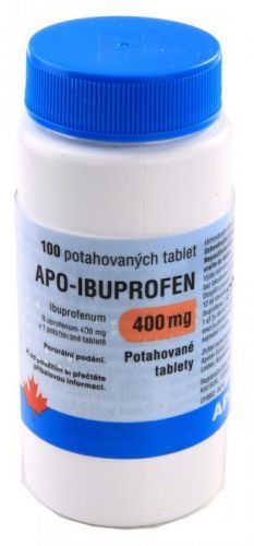 APO-IBUPROFEN 400MG potahované tablety 100