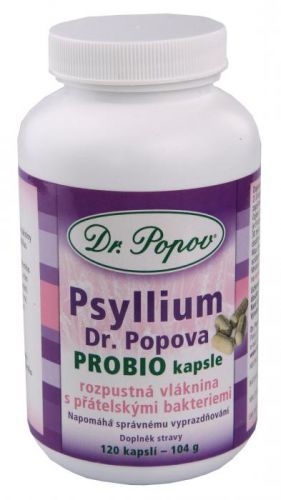 DR. POPOV Psyllium PROBIO kapsle 120