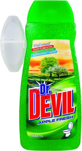 Dr. Devil Apple Fresh WC gel + koš 400 ml