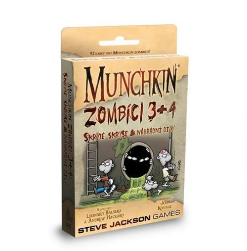 Munchkin Zombíci 3+4 - Karetní hra - rozšíření
					 - neuveden