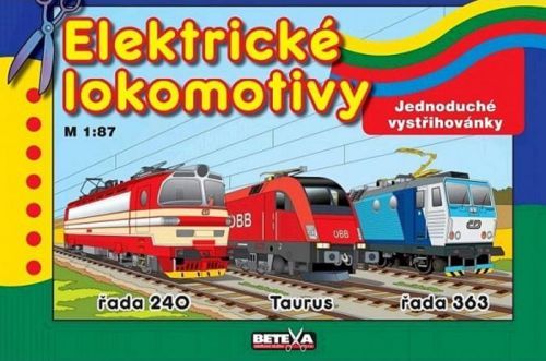 Elektrické lokomotivy - Jednoduché vystřihovánky
					 - neuveden