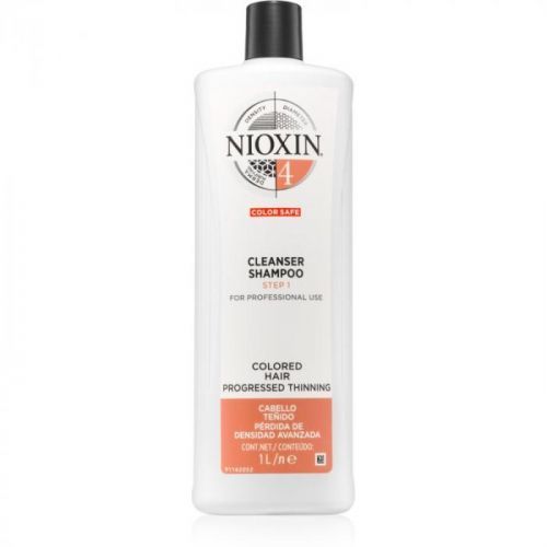 Nioxin System 4 jemný šampon pro barvené a poškozené vlasy