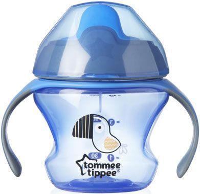 TOMMEE TIPPEE Netekoucí hrnek Explora First Cup 150 ml 4m+, modrý