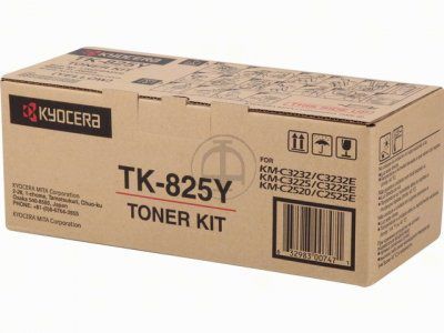 Toner Kyocera TK-825-Y | 7000 pages | Yellow | KM-C2520, KM-C3225, KM-C3232