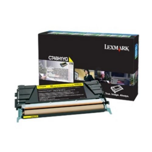 Toner Lexmark yellow 10000 pgs | return | corporate | C748de / C748dte / C748e