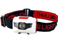 čelovka 40lm, 1W + 2 červené LED, ABS plast 43102 EXTOL LIGHT